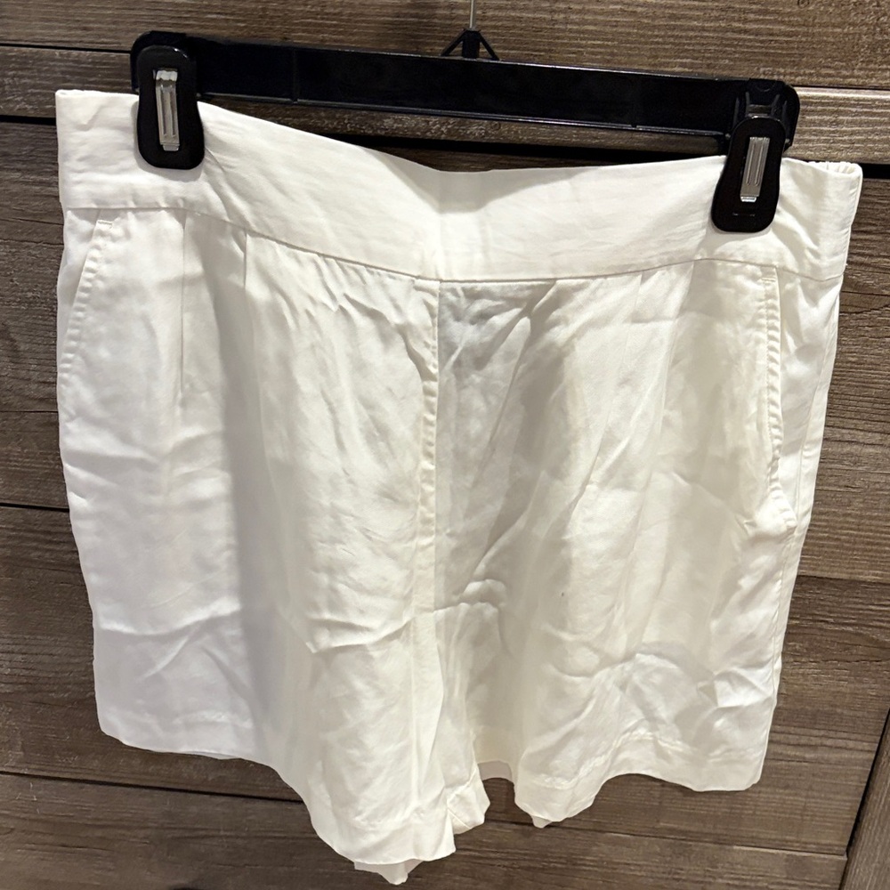 Banana Republic High Waist White Shorts